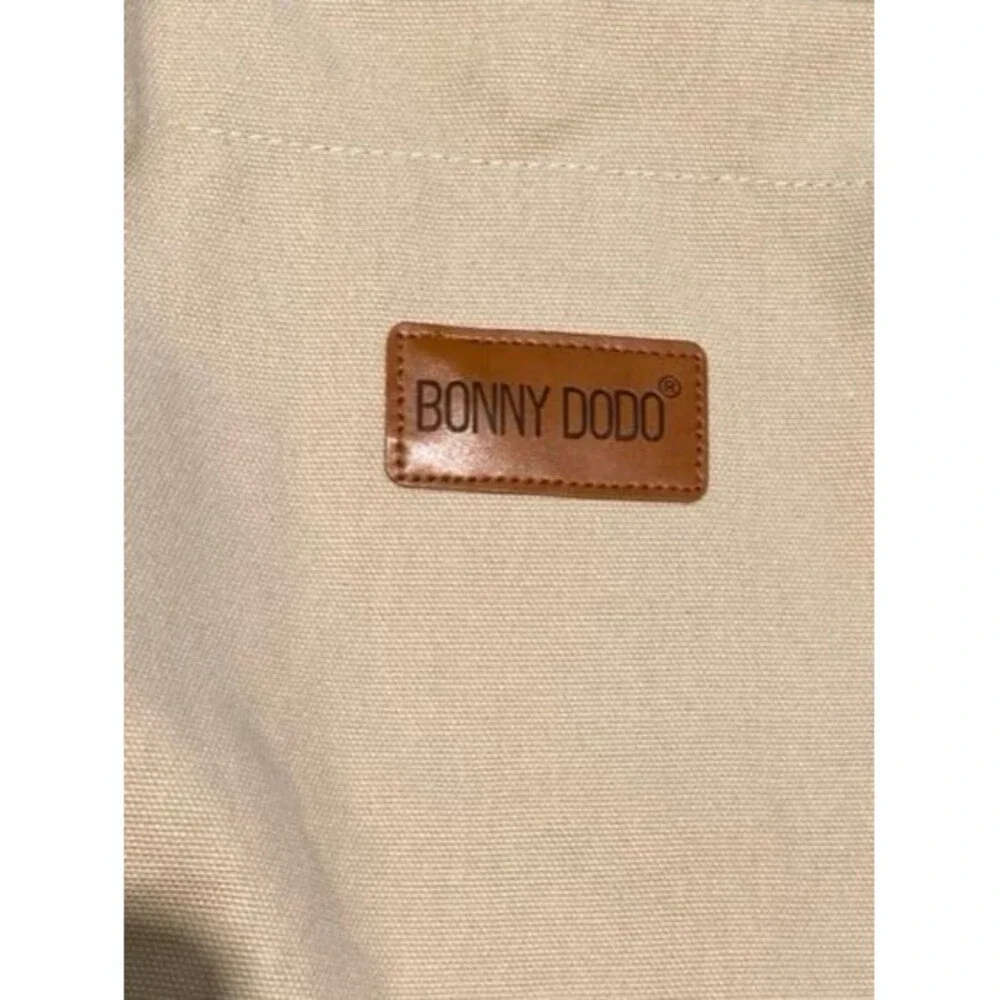 Bonny Dodo canvas tote bag NWOT multi pocket sturdy TSA approved